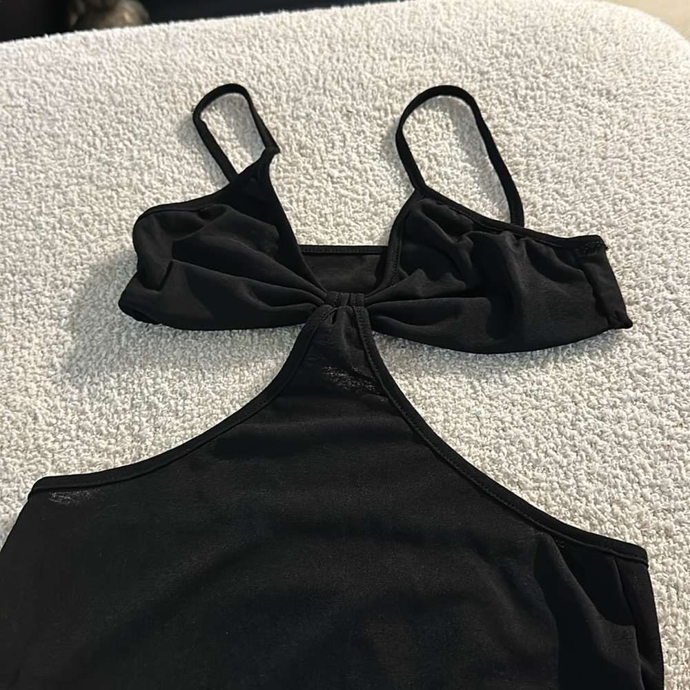 ❌SOLD❌New Summer Cut Out V Neck Sleeveless Split Hem Cami Bodycon Dress - Picture 5 of 6